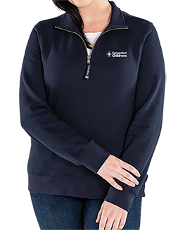 Ladies Quarter Zip with Pockets