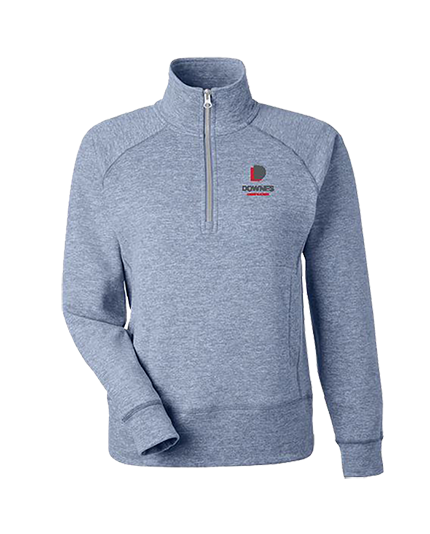 Ladies J America Fleece ¼ Zip