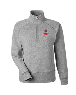 Ladies J America Fleece ¼ Zip