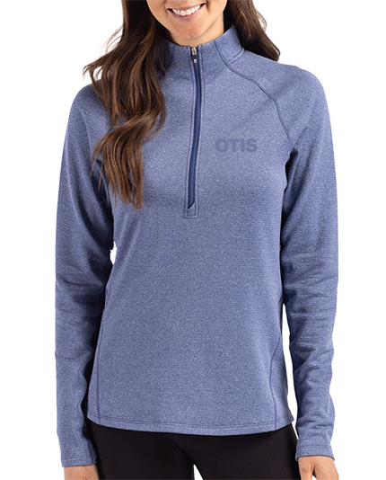 Recycled Ladies 1/2 Zip Pullover