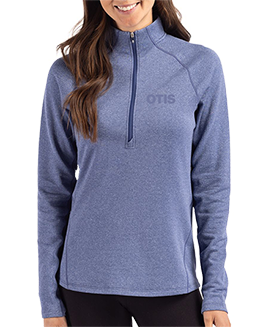 Click to view Recycled Ladies 1/2 Zip Pullover