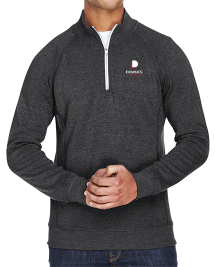 J America Triblend Fleece Quarter Zip