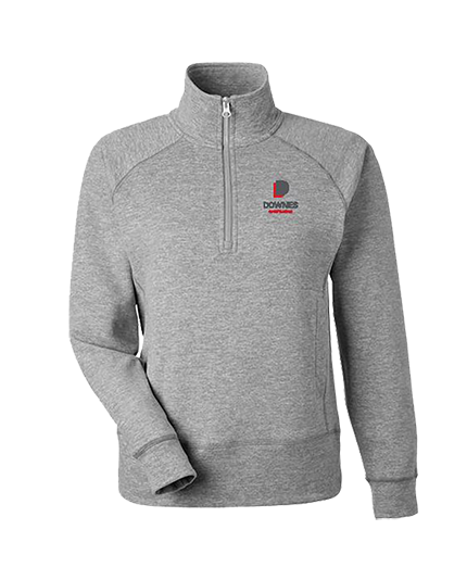 Ladies J America Fleece ¼ Zip