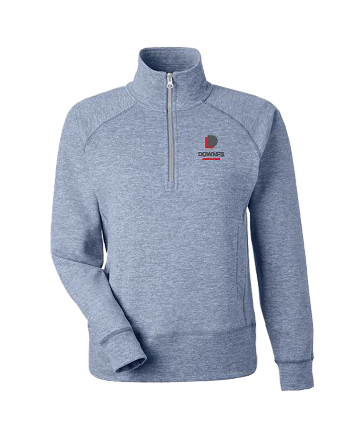 Ladies J America Fleece ¼ Zip