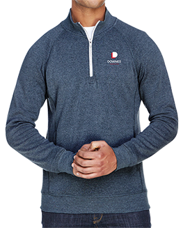 Click to view J America Triblend Fleece Quarter Zip