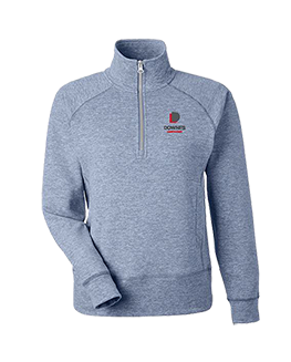 Ladies J America Fleece ¼ Zip