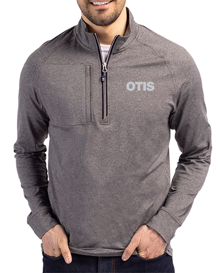 Men’s Eco Heather Quarter Zip Pullover